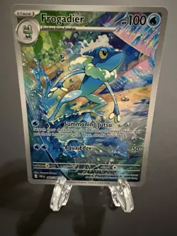 🐸💥Frogadier Pokemon TCG Chaos Rising Full Art Holo 089/086 illustration rare. - Image 1