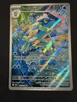 🐸💥Frogadier Pokemon TCG Chaos Rising Full Art Holo 089/086 illustration rare. - Image 3