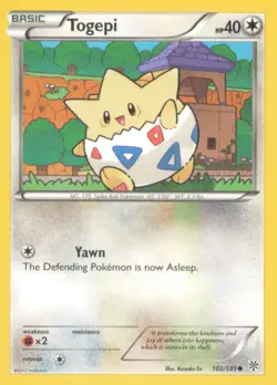 TOGEPI 102/135 COMMON PLASMA STORM POKEMON NEAR MINT - Image 1
