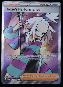 Roxie's Performance 112/086 Pokemon Me04: Chaos Rising Holo- NM - Image 1