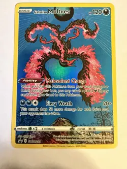 Pokemon Galarian Moltres SWSH284 Holo Promo Sword & Shield Promo Pokemon Holo NM - Image 1