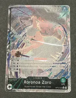 One Piece Card Game OP12 Roronoa Zoro Alt-Art OP12-020 L English - Image 2