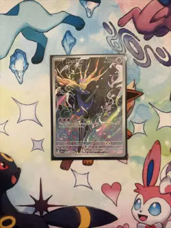 Pokemon TCG Xerneas Illustration Rare Full Art Holo HP130 091/086 Chaos Rising - Image 1