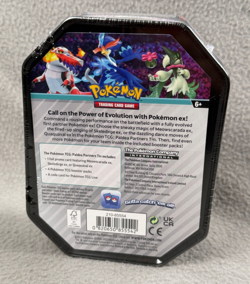 Pokemon TCG Paldea Partners Skeledirge Tin w/ 4 Booster Packs - Sealed NRFB - Image 2