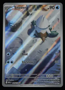 Snover 140/132 Me01: Pokemon Mega Evolution Illustration Rare Holo- NM - Image 1