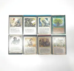 Lot of 8 Magic The Gathering MTG Miscut/Misprint Cards - Fallen Empires (FEM) - Image 1