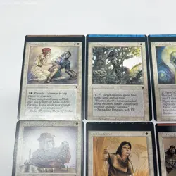 Lot of 8 Magic The Gathering MTG Miscut/Misprint Cards - Fallen Empires (FEM) - Image 2