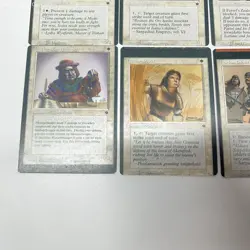 Lot of 8 Magic The Gathering MTG Miscut/Misprint Cards - Fallen Empires (FEM) - Image 4