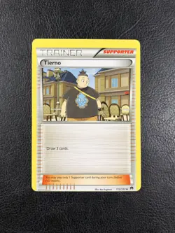 Miscut - Tierno 112/122 - Error Misprint - Pokemon TCG - Trainer - BREAKpoint - Image 1