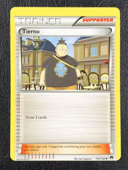 Miscut - Tierno 112/122 - Error Misprint - Pokemon TCG - Trainer - BREAKpoint - Image 2