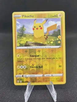 Pokemon - Pikachu 049/203 Reverse Holo Common SWSH07: Evolving Skies - Image 1