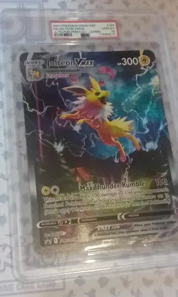 Pokemon Premium Collection JUMBO Jolteon Vmax SWSH184 Promo Card PSA 10 - Pop 27 - Image 2