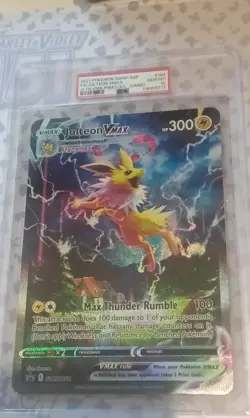 Pokemon Premium Collection JUMBO Jolteon Vmax SWSH184 Promo Card PSA 10 - Pop 27 - Image 4