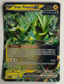 Pokemon TCG Twilight Masquerade Iron Thorns EX 077/167 NM - Image 1
