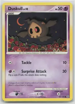Duskull 60/100 Common Stormfront Pokemon Lightly Played - Image 1