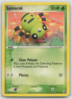 Spinarak 75/115 Common Unseen Forces Pokemon Lightly Played - Image 1