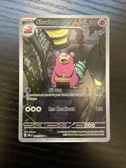 Slowbro 090/084 Pitch Black Holo Illustration Rare Pokemon English NM - Image 1