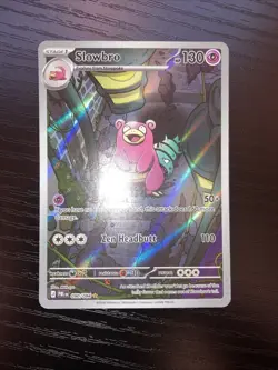 Slowbro 090/084 Pitch Black Holo Illustration Rare Pokemon English NM - Image 2
