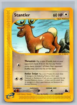 Stantler 102/144 Common Skyridge Pokemon Lightly Played - Image 1