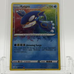 Pokemon TCG Shining Fates Kyogre #021/072 Amazing Rare LP - Image 1