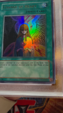 2010-2017 YU-GI-OH! METAL RAIDERS REPRINT Ultra Rare #060 CHANGE OF HEART PSA 10 - Image 2