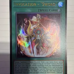 Konami Yu-Gi-Oh! Invocation - "Sword" CORI-EN056 1st Ed Secret Rare Holo ENG - Image 1