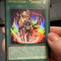 Konami Yu-Gi-Oh! Invocation - "Sword" CORI-EN056 1st Ed Secret Rare Holo ENG - Image 2