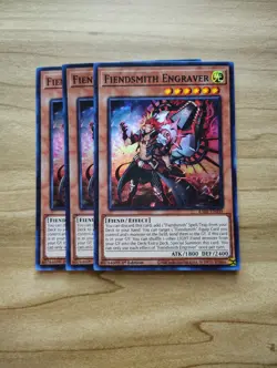 Yu-Gi-Oh! - Fiendsmith Engraver 3X - Super Rare / Holo - RA04-EN049 - Image 1