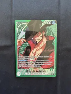 One Piece TCG Dracule Mihawk OP14-020 L* (leader alt-art) - Image 1