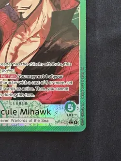 One Piece TCG Dracule Mihawk OP14-020 L* (leader alt-art) - Image 4