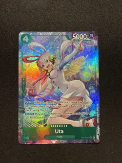 Namco Uta Carrying on His Will OP13-023 Super Rare Foil Alt Art English - Image 1