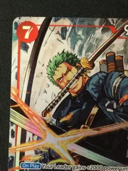 One Piece TCG Adventure on Kami's Island #EB04-007 Roronoa Zoro (Alt Art) - Image 3