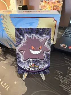 Topps Pokemon Gengar #94 2000 TV Animation Edition Non-Holo Blue Logo - Image 1