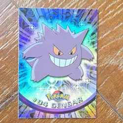 1999 GENGAR #94 Topps Pokemon Blue Logo TV Animation Edition Foil Holo TCG - Image 1