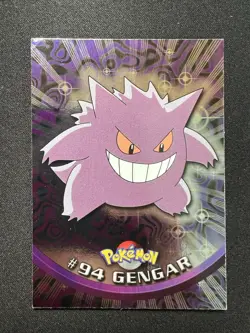 1999 GENGAR #94 Topps Pokemon Blue Logo TV Animation Edition Foil Holo TCG - Image 1