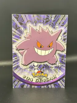 Pokemon Topps Gengar #94 Standard Non-Holo Card, Series 2 Blue Logo - Image 1