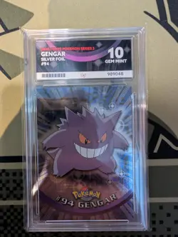 Gengar #94 Foil Holo Topps Pokemon, ACE 10. ONLY Perfect Subs Grades in POP! - Image 1