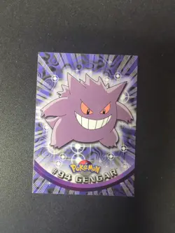 Topps Pokemon Gengar #94 2000 TV Animation Edition Non-Holo Blue Logo LP - Image 1