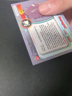Topps Pokemon Gengar #94 2000 TV Animation Edition Non-Holo Blue Logo LP - Image 3