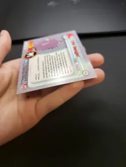 MP HOLO FOIL Topps Pokemon Gengar #94 2000 TV Animation Edition Blue Logo - Image 3
