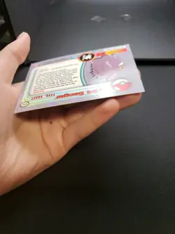 MP HOLO FOIL Topps Pokemon Gengar #94 2000 TV Animation Edition Blue Logo - Image 5
