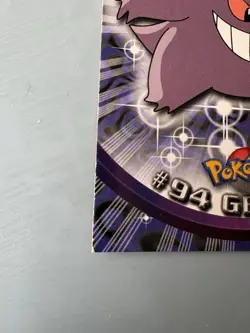 2000 Topps Pokemon TV Animation Edition Series 2 Non Holo #94 Gengar Blue Logo - Image 3