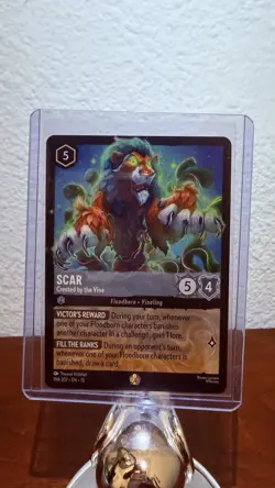 Disney Lorcana Scar - Created By The Vine Foil Attack Of The Vine! 194/207 - Image 1