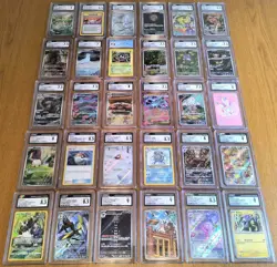✨HUGE Lot of 30 CGC Graded Pokemon Card Slabs Bulk Modern & Vintage Collection!⭐ - Image 1