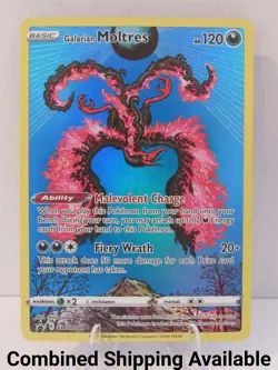 Galarian Moltres - SWSH284 SWSH: Sword & Shield Promo Cards NM Holo 17776 - Image 1