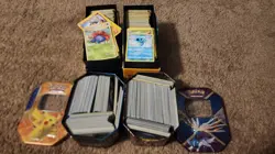 Pokemon TCG Card Lot 2 Tins 2 Boxes Over 1700 Cards - Image 2