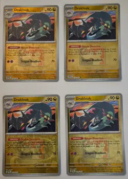 Drakloak Play! Pokemon Mid-Year Celebration Promo Cards Set of 4 - Image 1