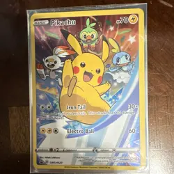 The Pokemon Company Pikachu SWSH020 Holo Promo Sword & Shield English 2020 70 HP - Image 1