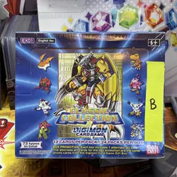 DIGIMON EX01 CARD GAME CLASSIC COLLECTION BOOSTER BOX SEALED - Image 1