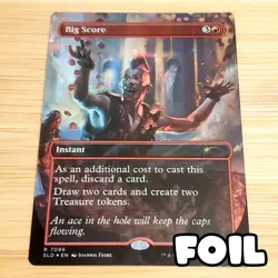 1x Big Score, Foil - Fallout Secret Lair 7096, Magic MTG NM - Image 1